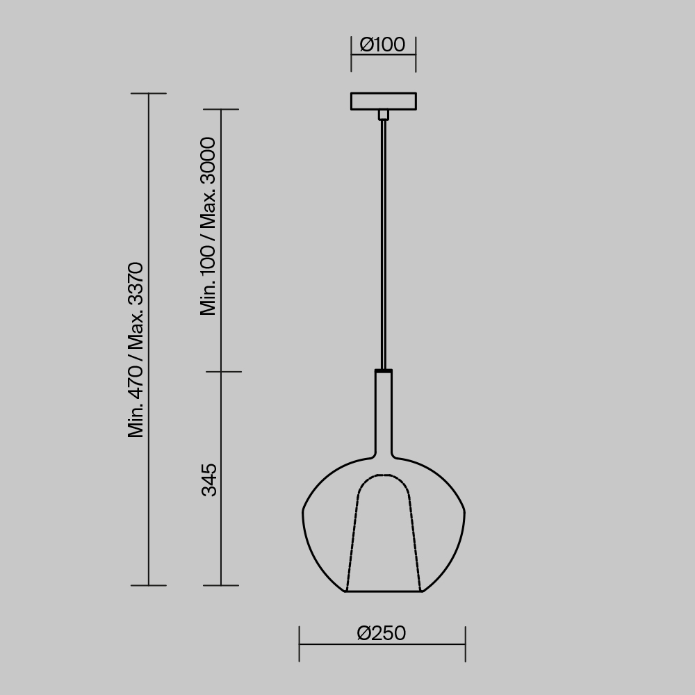 Подвесной светильник Maytoni MOD271PL-01W3 - изображение 7