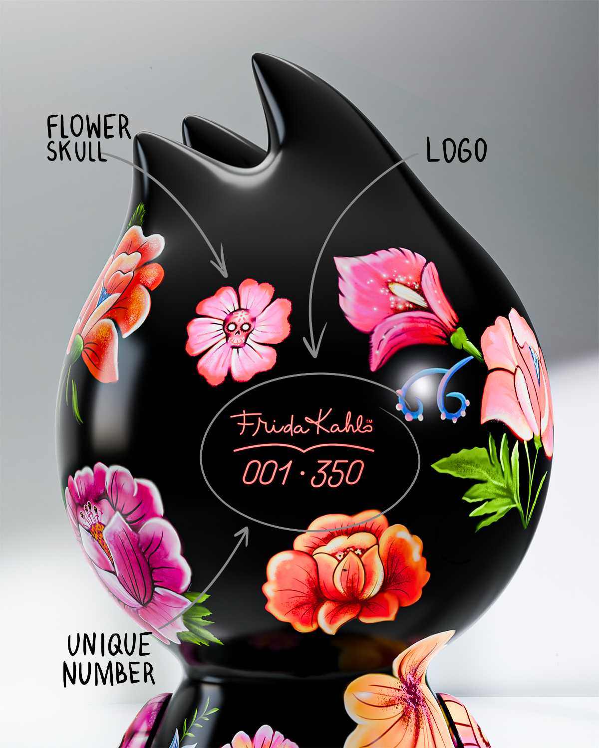 TUD x Frida Kahlo flowers by TUD TOY — дизайнерская мебель, свет и декор Made Sense