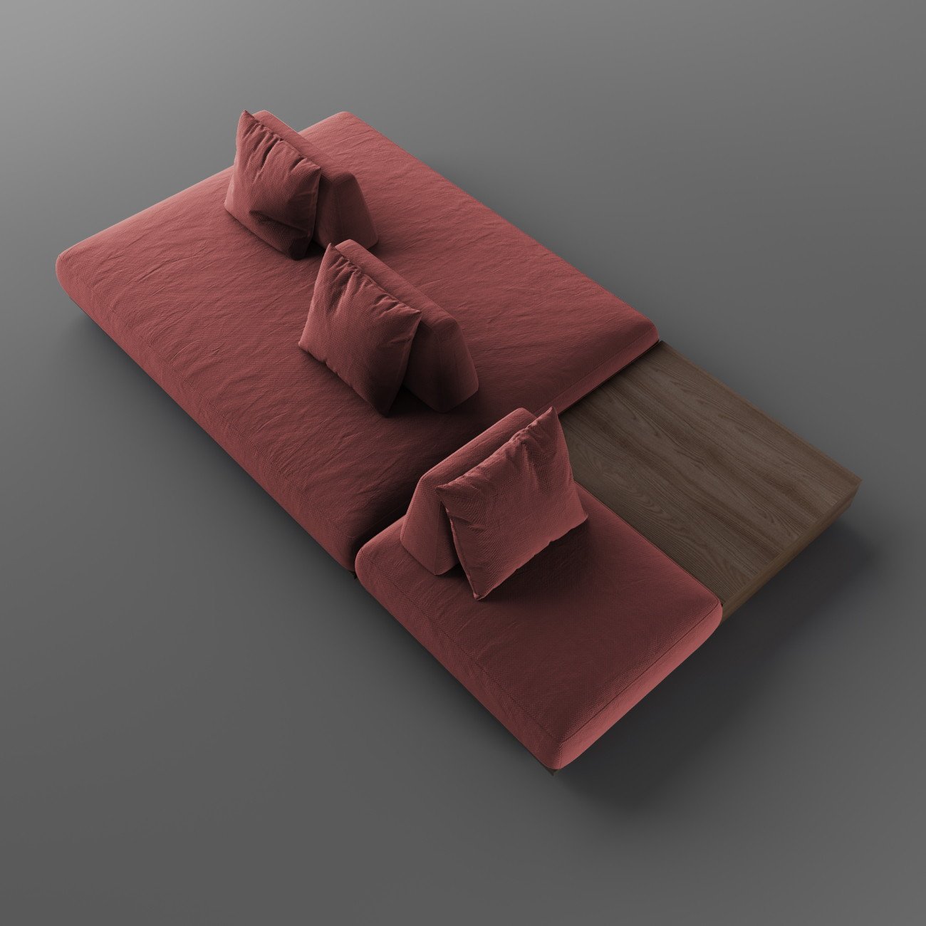 Модульный панорамный диван FLAT SOFA by BY FURNITURE — дизайнерская мебель, свет и декор Made Sense