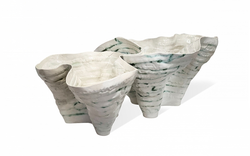 Ваза Изгибы парные by Ceramum — дизайнерская мебель, свет и декор Made Sense