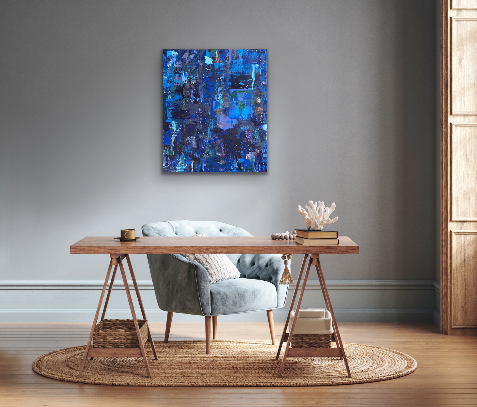 Картина "Синяя" - изображение 5