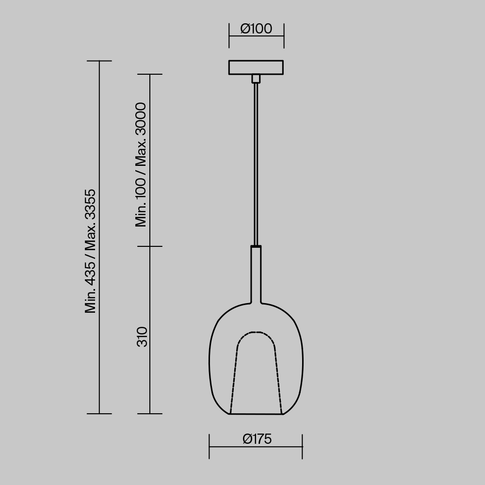 Подвесной светильник Maytoni MOD271PL-01W1 - изображение 3