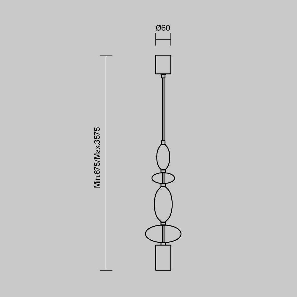 Подвесной светильник Maytoni MOD071PL-L8B3K2 - изображение 10