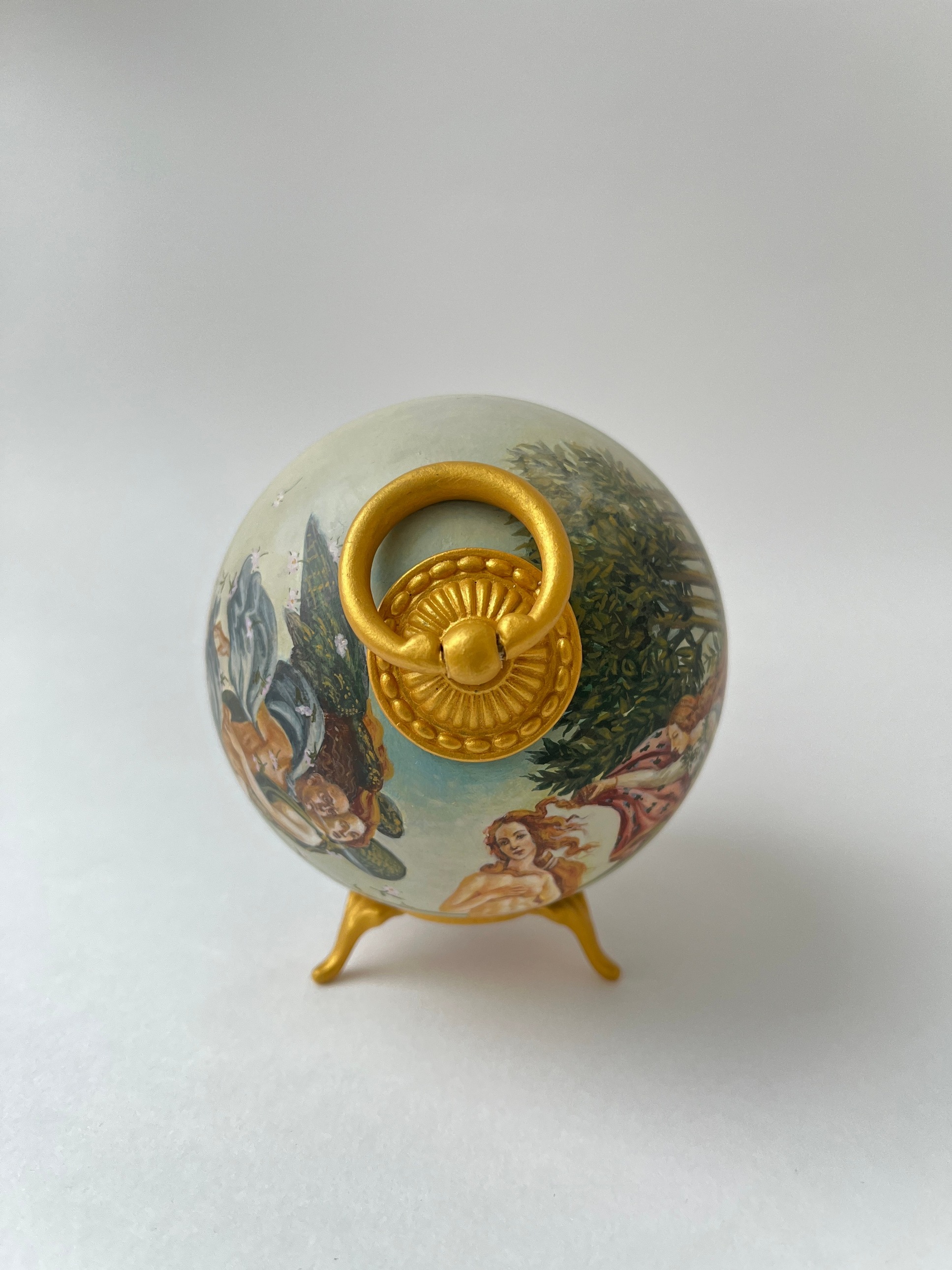 Коллекционный шар по мотивам картины Сандро Боттичелли «Рождение Венеры» 1485 - изображение 6