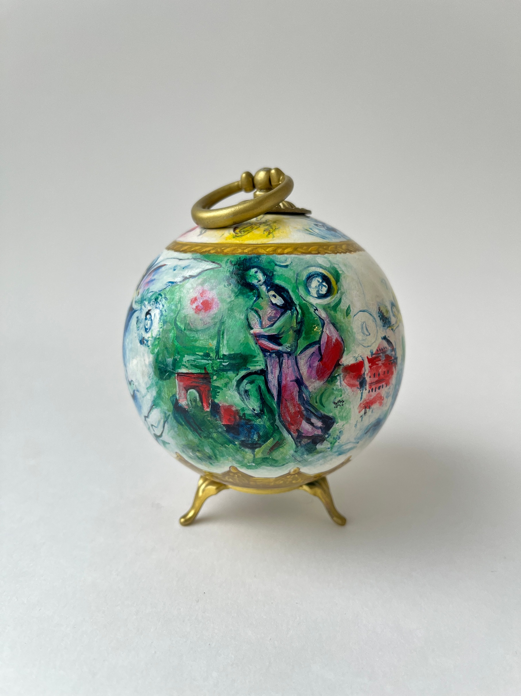 Коллекционный шар по мотивам росписи Марком Шагалом плафона Парижской оперы Гарнье - изображение 2