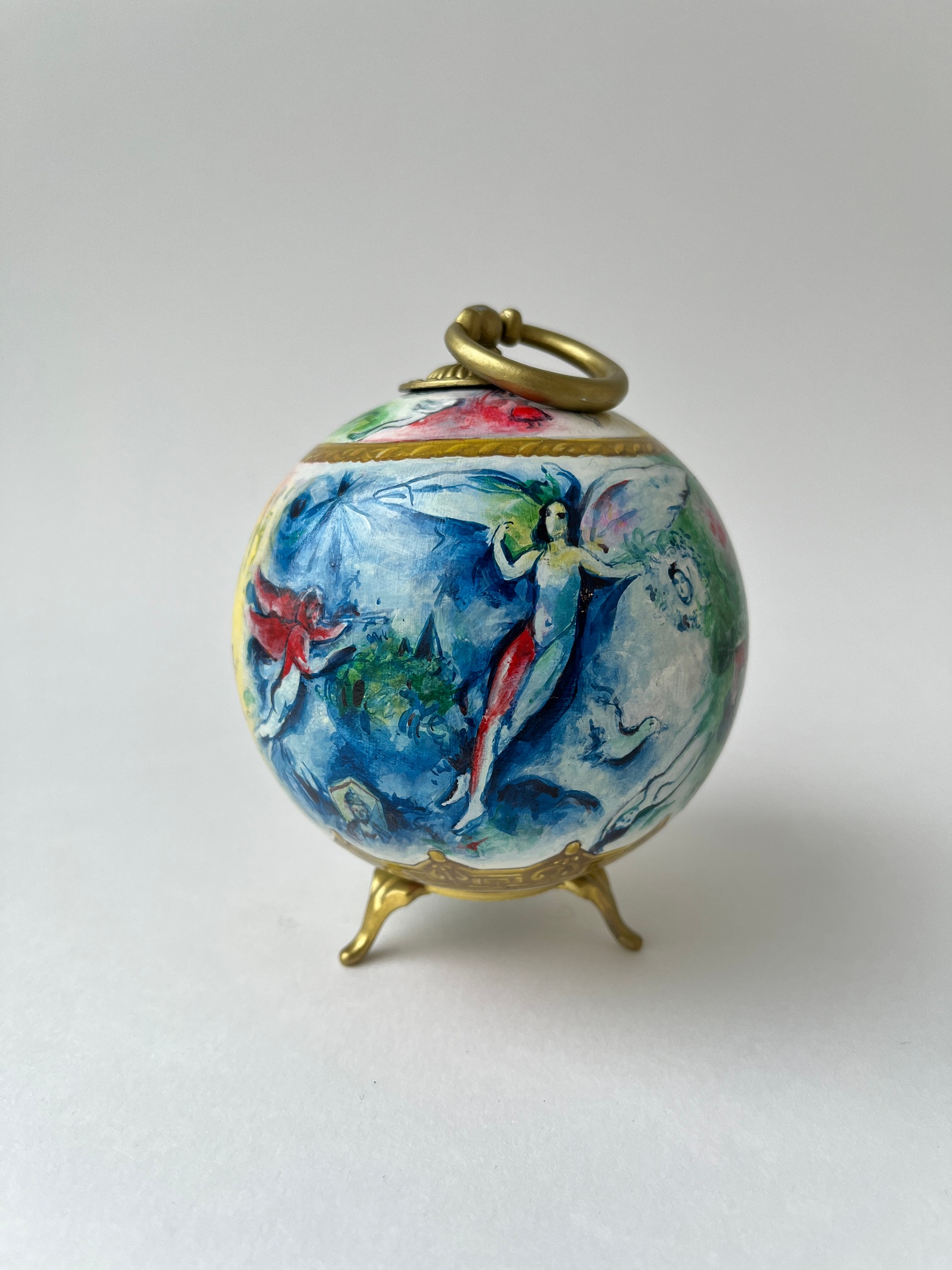 Коллекционный шар по мотивам росписи Марком Шагалом плафона Парижской оперы Гарнье - изображение 6