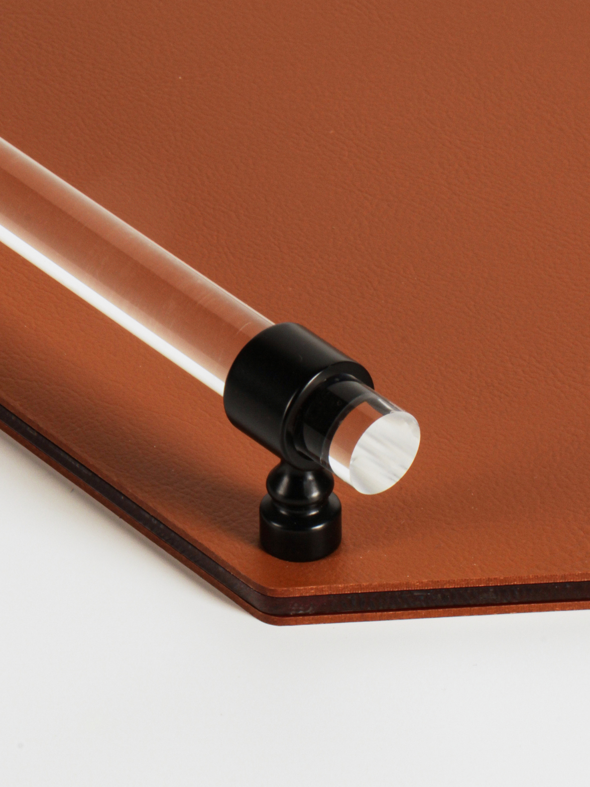  Поднос Linfinito октагон (09-Cognac, Graphite matt) - изображение 1