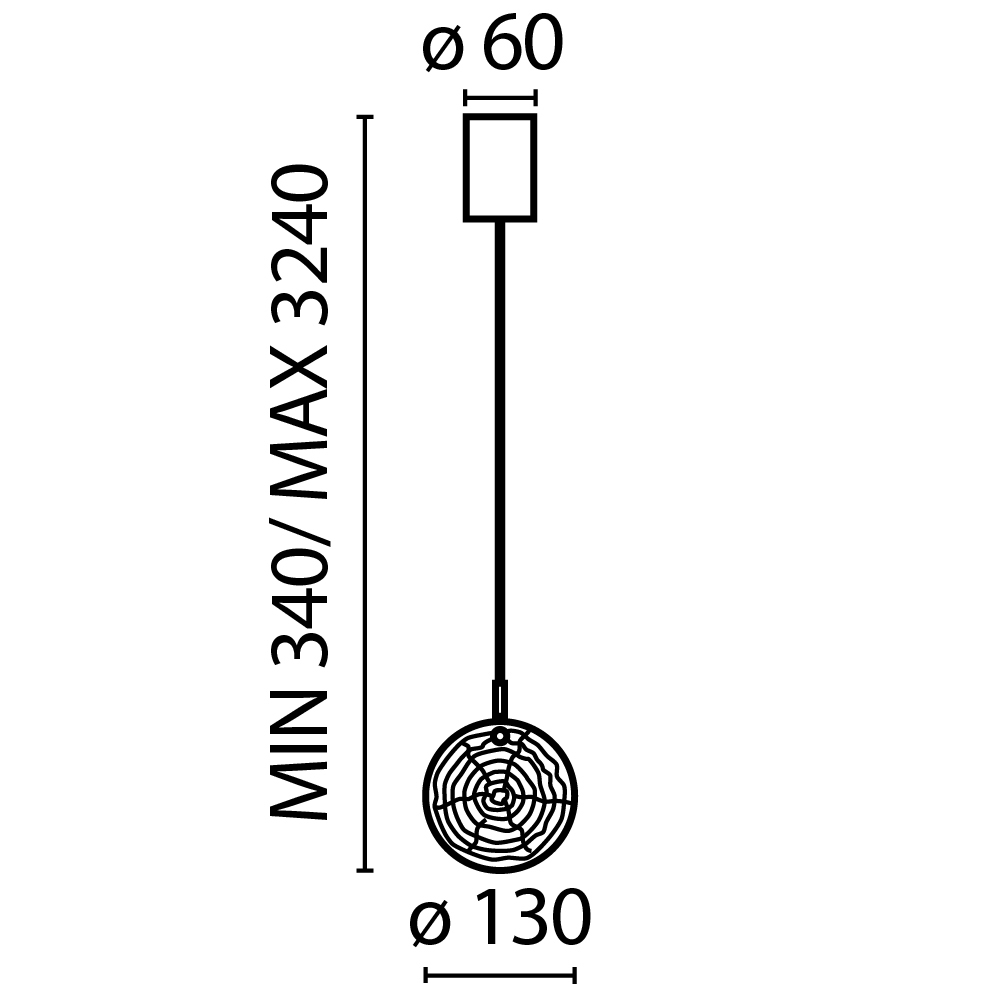 Подвесной светильник Maytoni MOD254PL-01BS - изображение 2