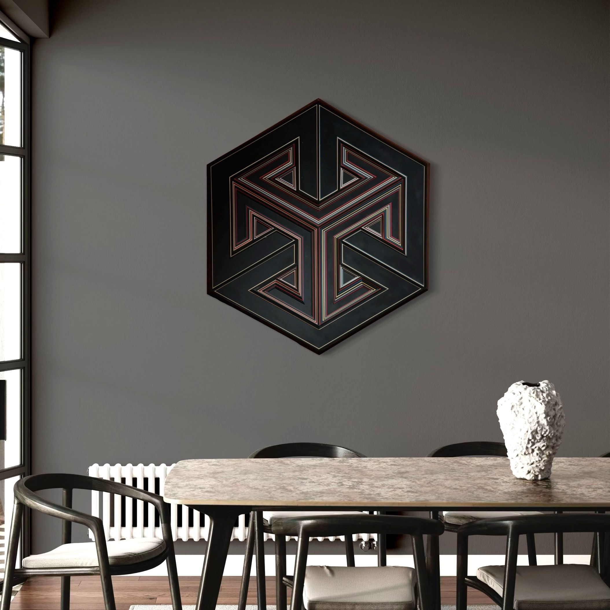 Панно 09-10 Hexagon by ANNA REUS — дизайнерская мебель, свет и декор Made Sense