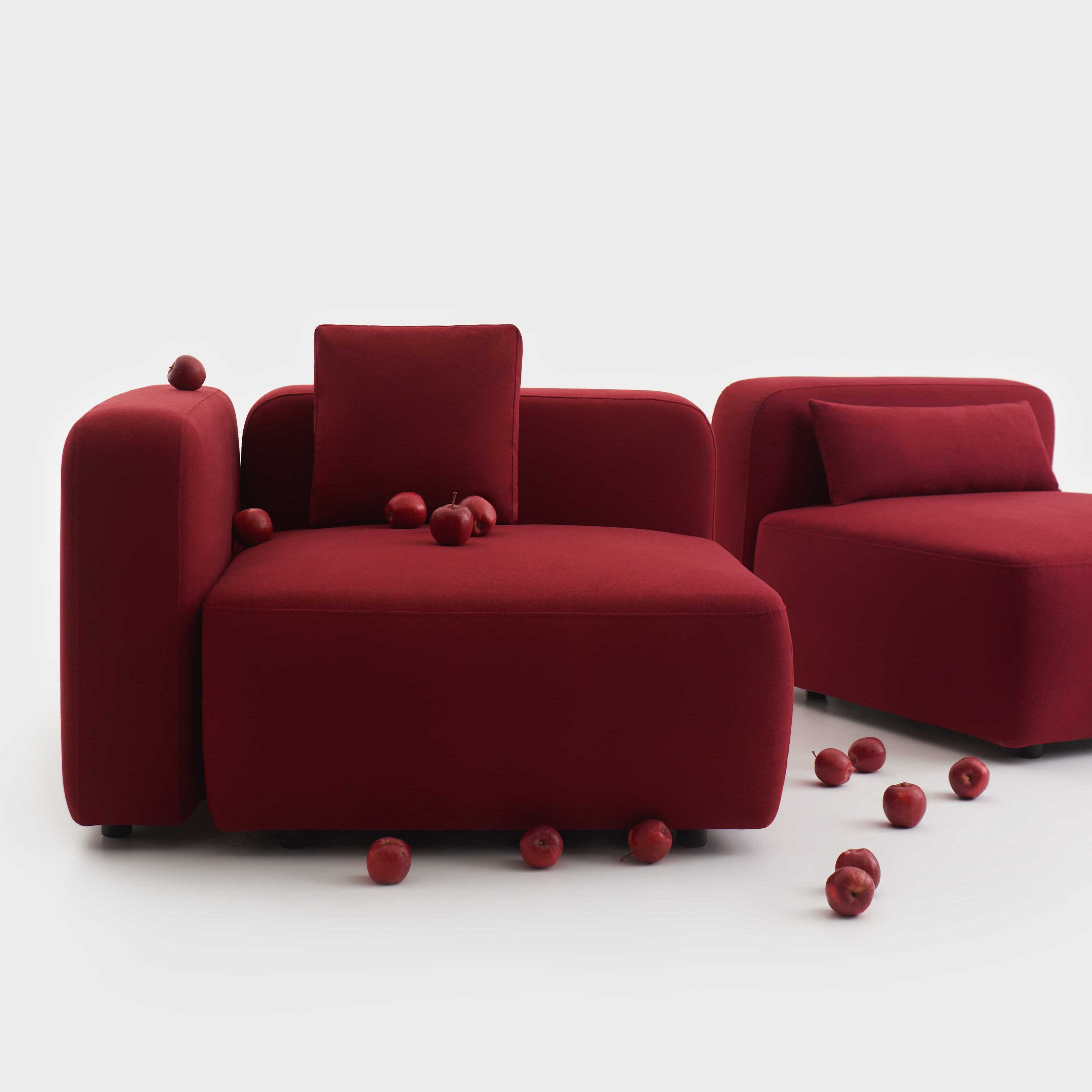 Модульный диван Plus 2 раскладной by Annki studio — дизайнерская мебель, свет и декор Made Sense
