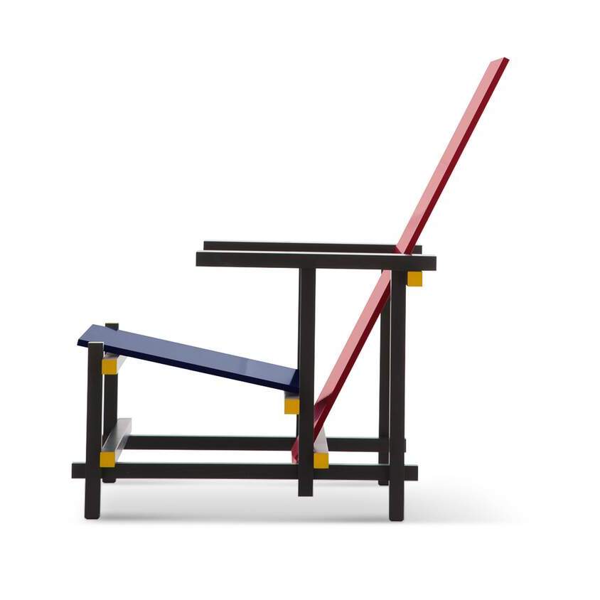 Кресло Red and Blue by Cassina — дизайнерская мебель, свет и декор Made Sense