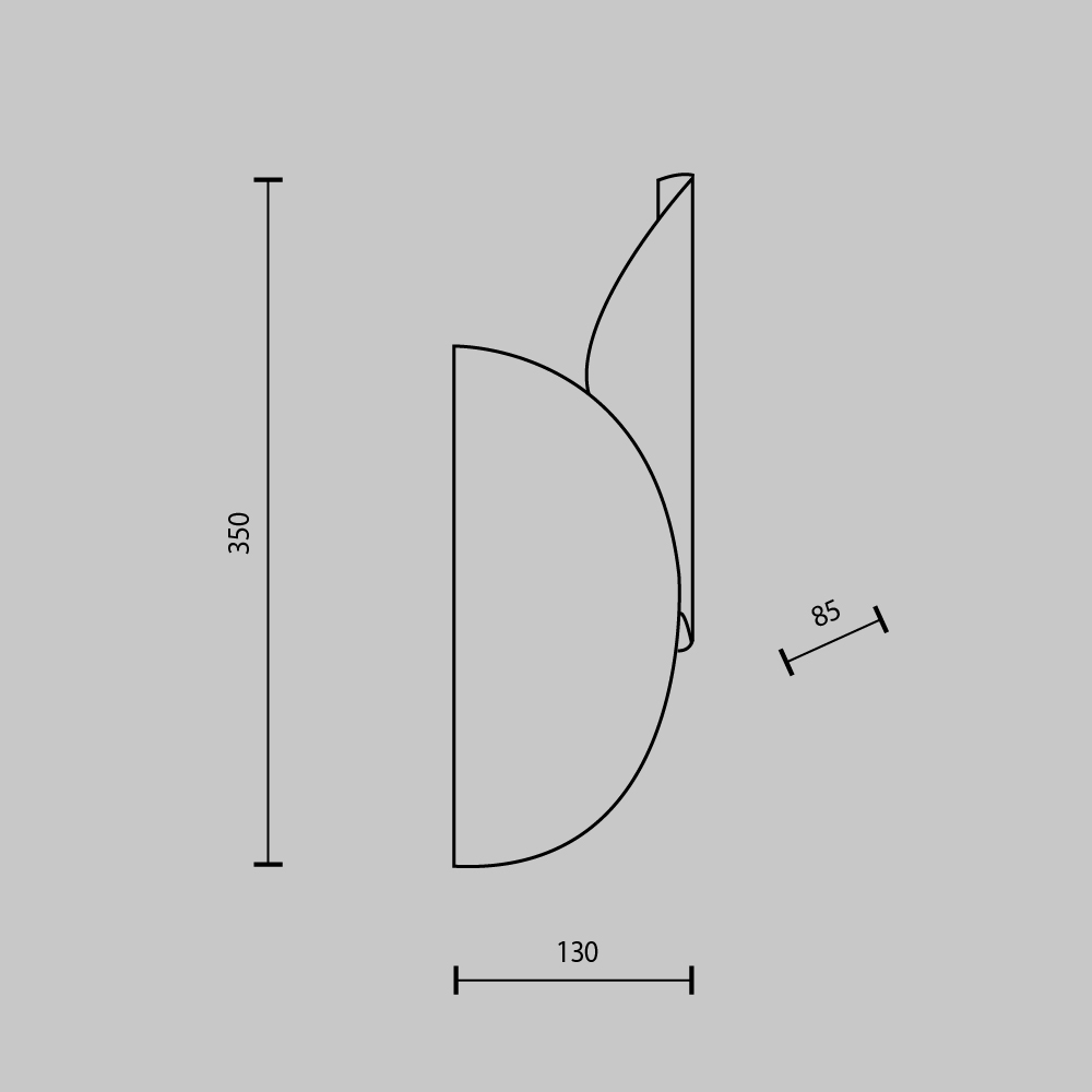 Настенный светильник (бра) Maytoni MOD225WL-02B2 - изображение 12