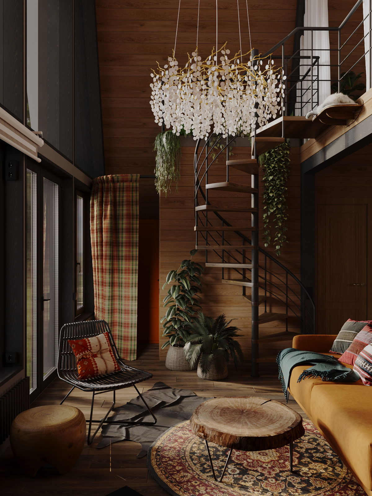 Дизайн дома-шалаша (A-frame)