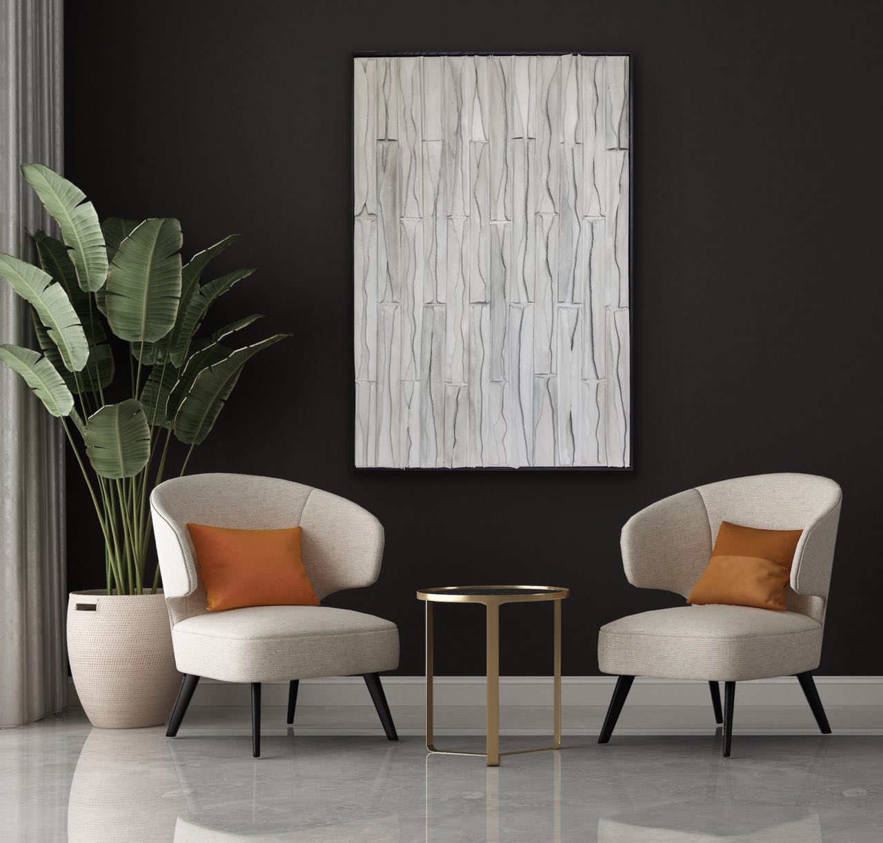 Панно "Ритм серый" - изображение 3