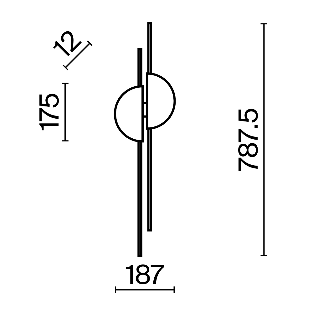 Настенный светильник (бра) Maytoni MOD179WL-L22BS4K1 - изображение 3
