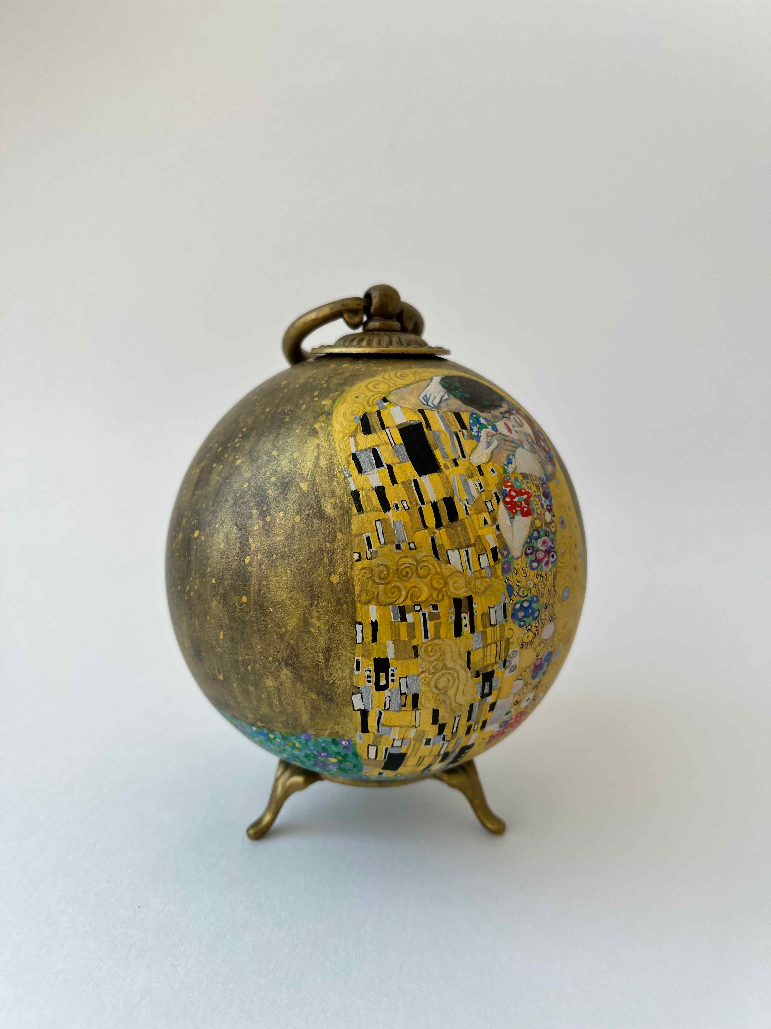 Коллекционный шар по мотивам картины Густава Климта «Поцелуй» - изображение 5