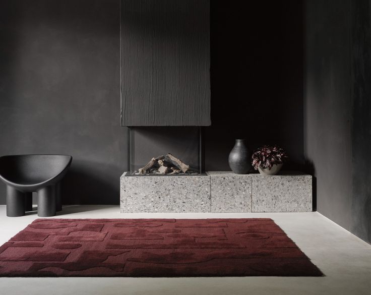 Ковер Mural Modest Burgundy 121100 by BRINK & CAMPMAN — дизайнерская мебель, свет и декор Made Sense