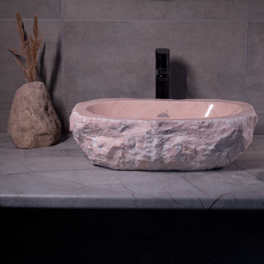 Раковина Розовый мрамор 