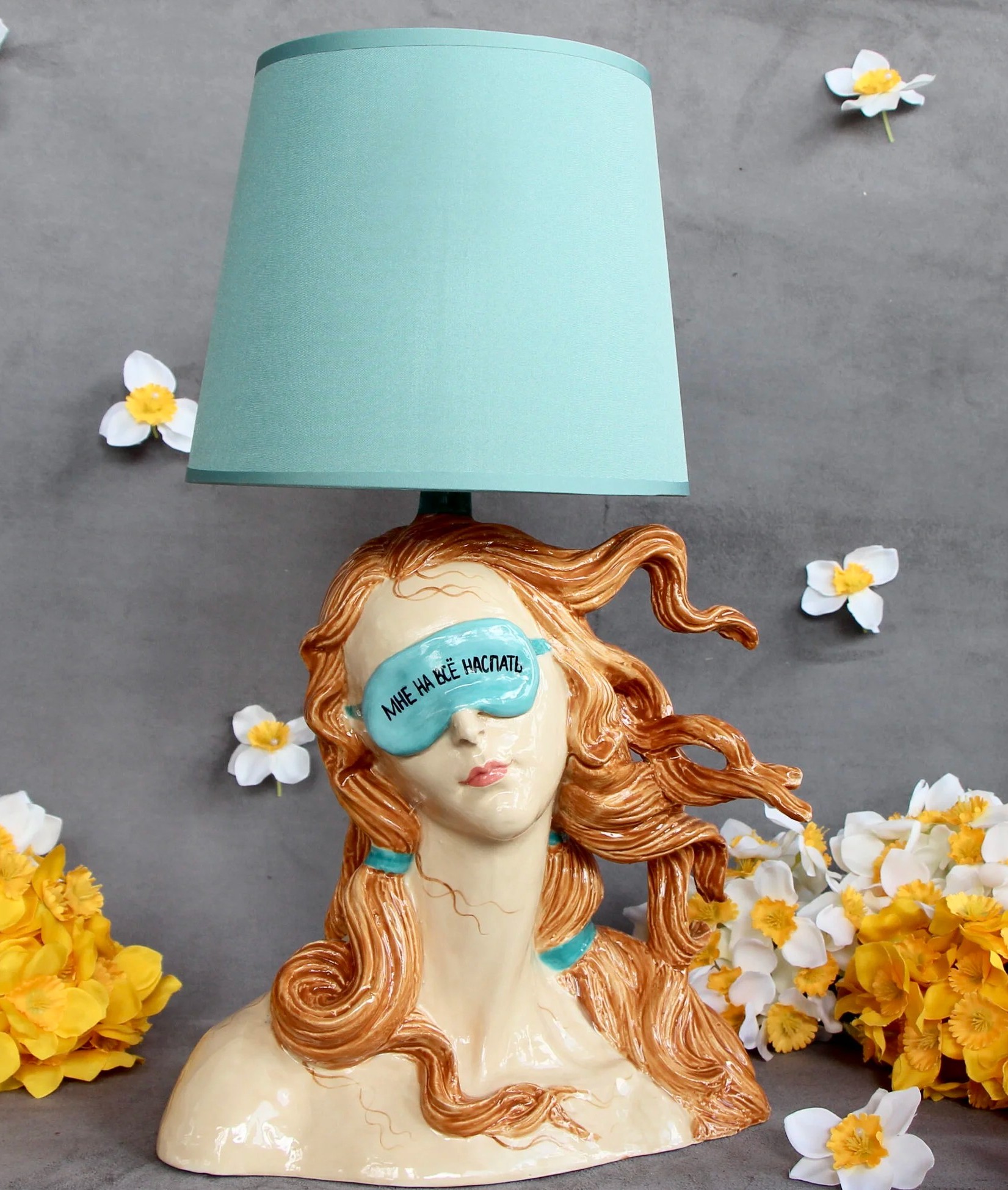 Ночник Венера "Мне на все наспать" by LeTi.ceramics — дизайнерская мебель, свет и декор Made Sense
