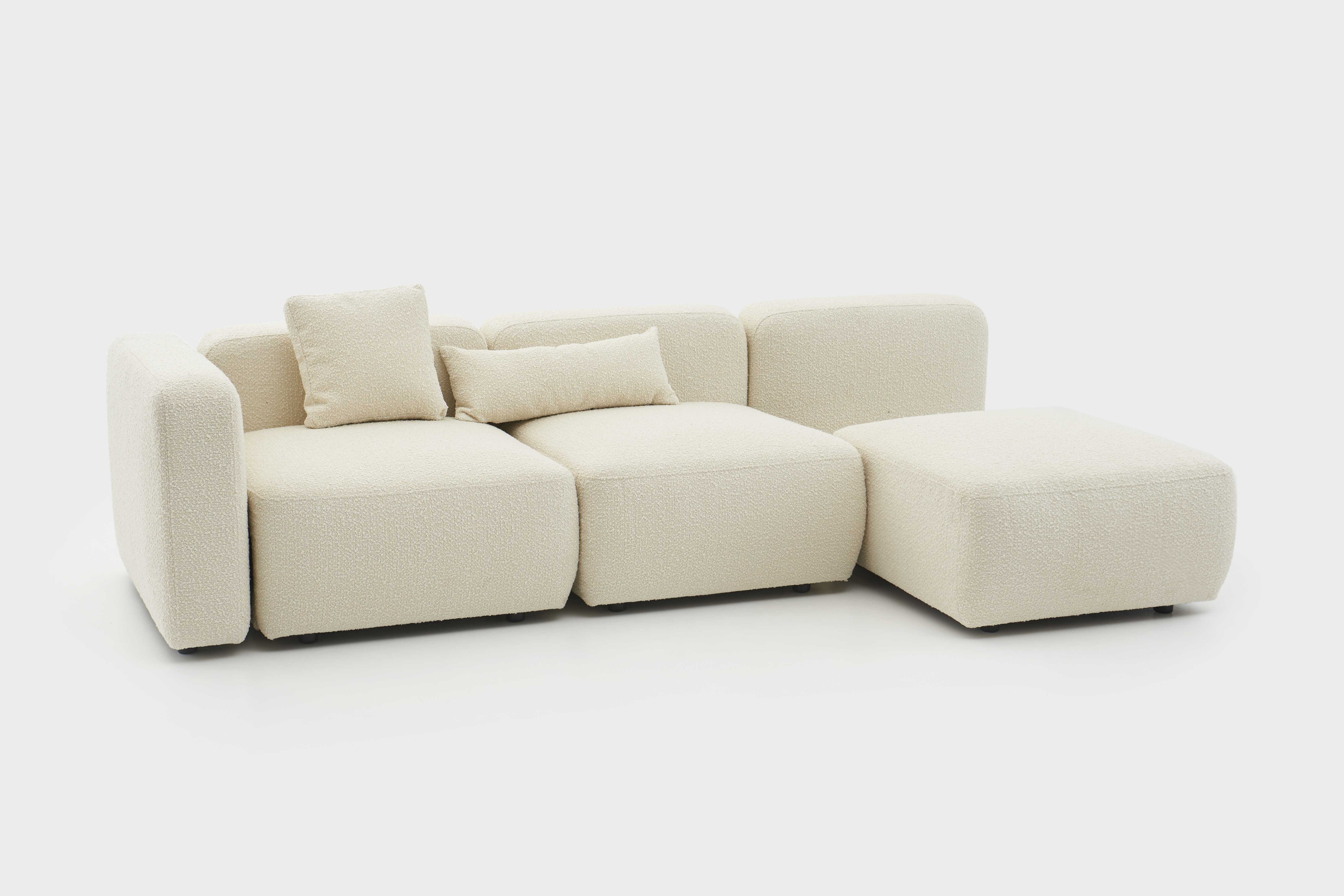 Модульный диван Plus 3 раскладной by Annki studio — дизайнерская мебель, свет и декор Made Sense