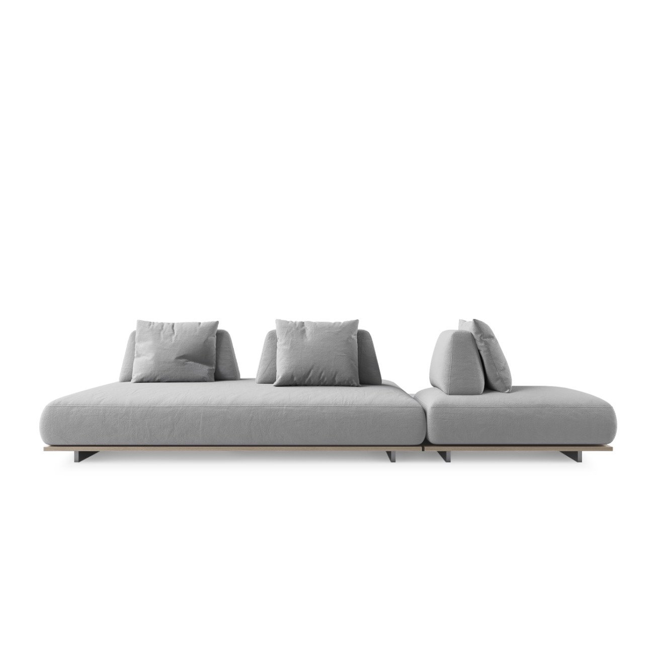 Модульный панорамный диван FLAT SOFA by BY FURNITURE — дизайнерская мебель, свет и декор Made Sense