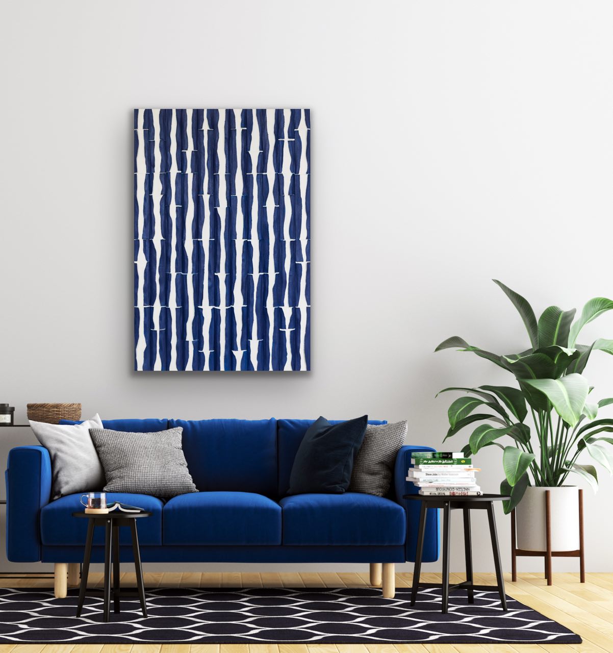 Панно "Ритм сине-серый" - изображение 3