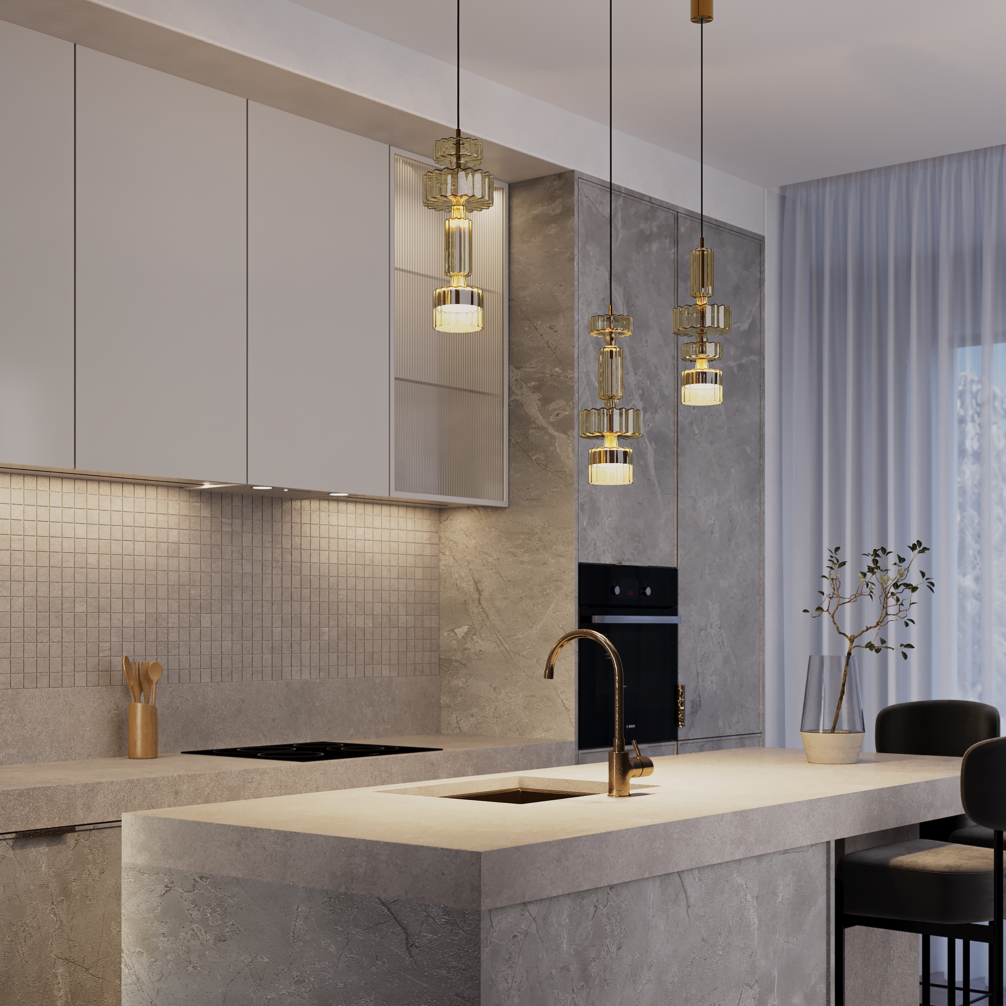 Подвесной светильник Maytoni MOD253PL-L18BS3K2 - изображение 3