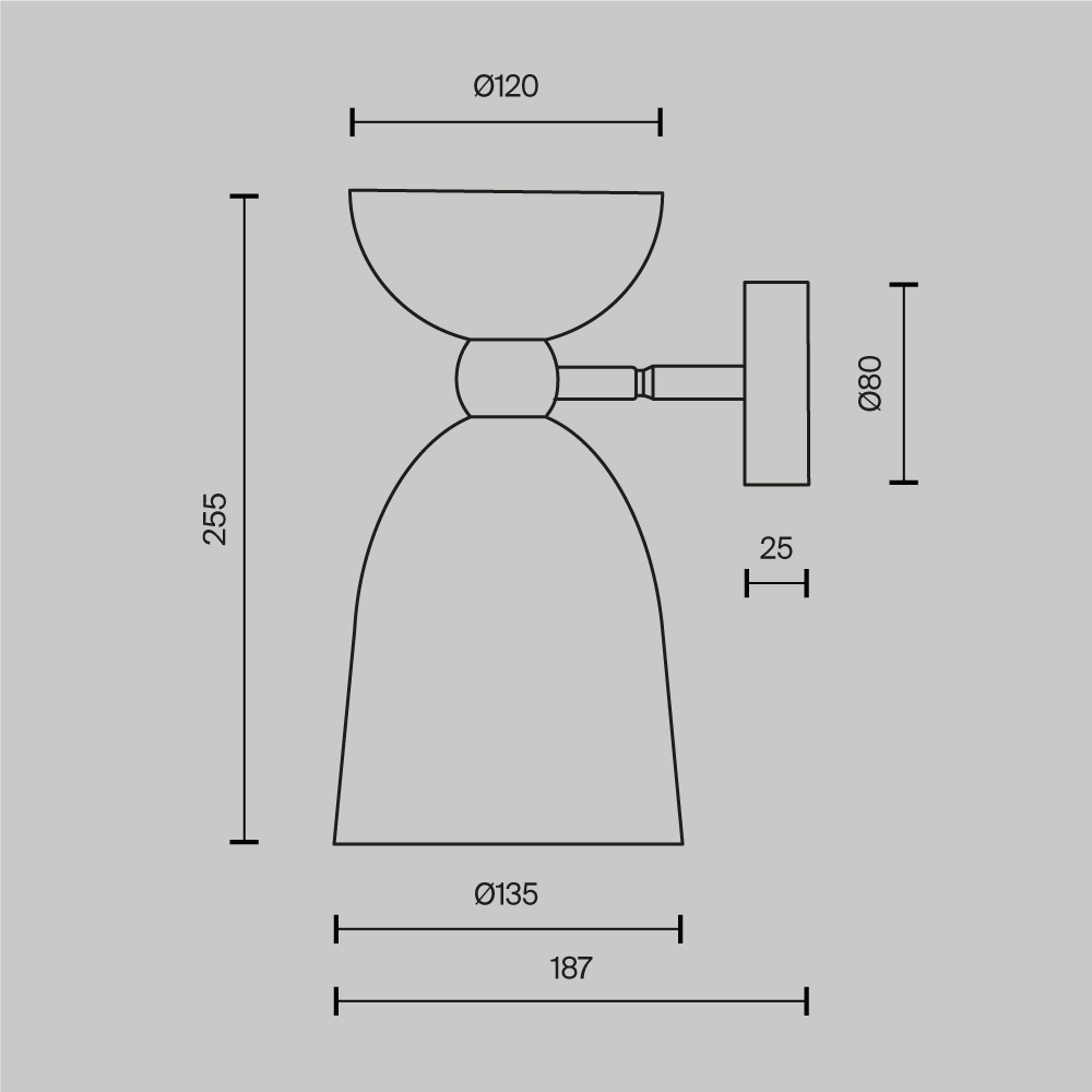 Настенный светильник (бра) Maytoni MOD113WL-01W - изображение 3
