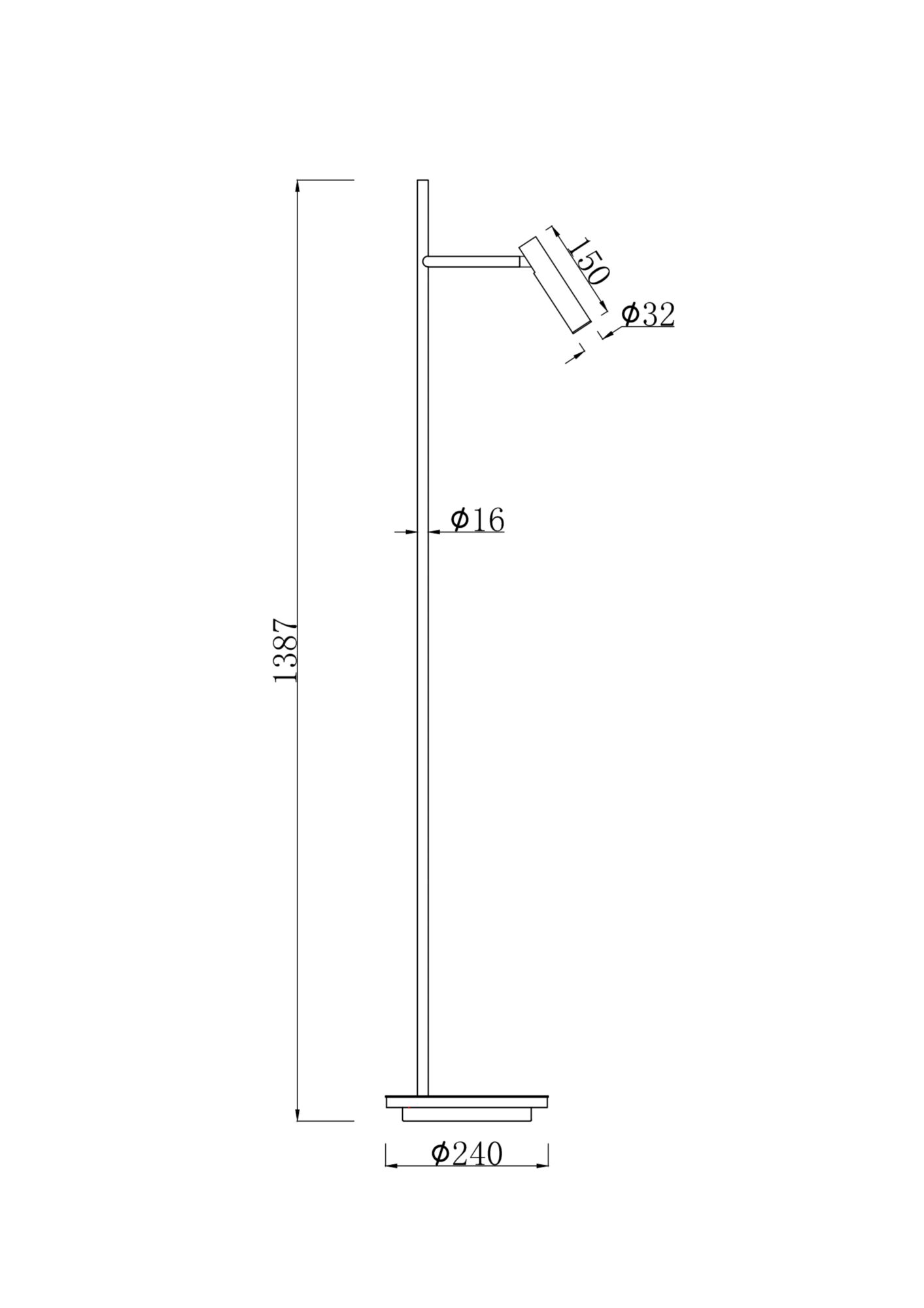 Напольный светильник (торшер) Maytoni Z010FL-L8W3K - изображение 11