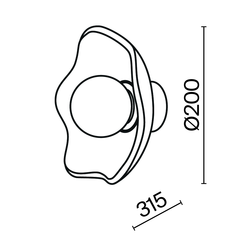 Настенный светильник (бра) Maytoni MOD207WL-01BS - изображение 7