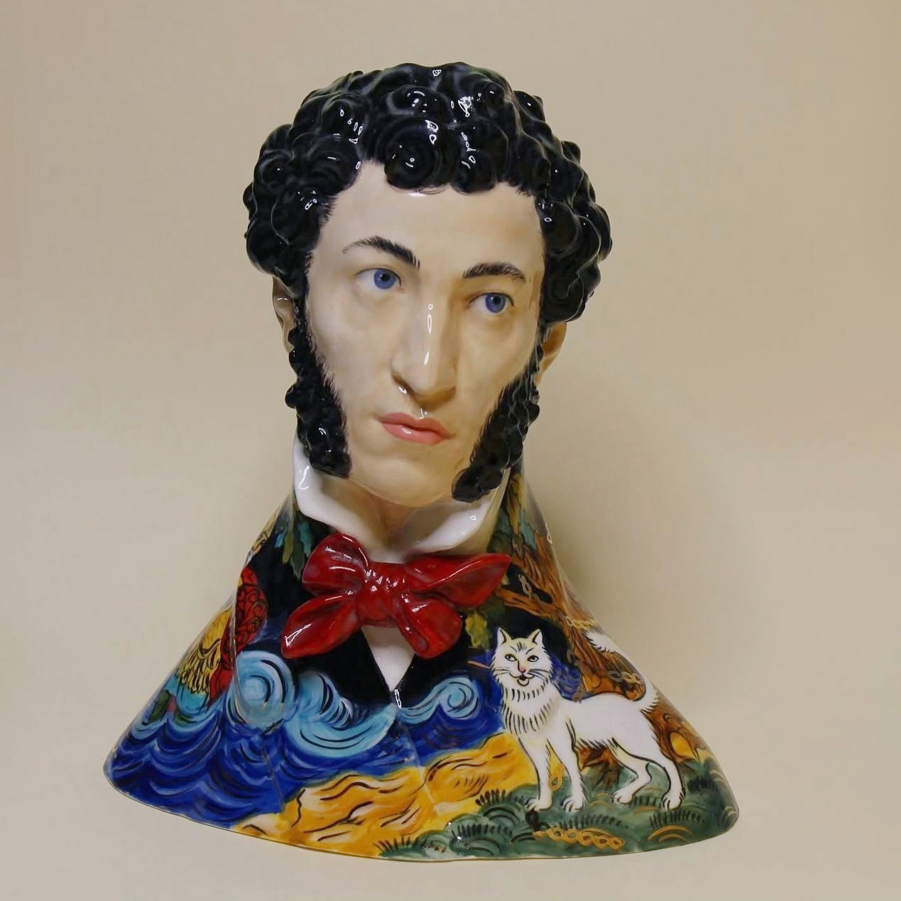 Ваза Пушкин "Кот ученый" 