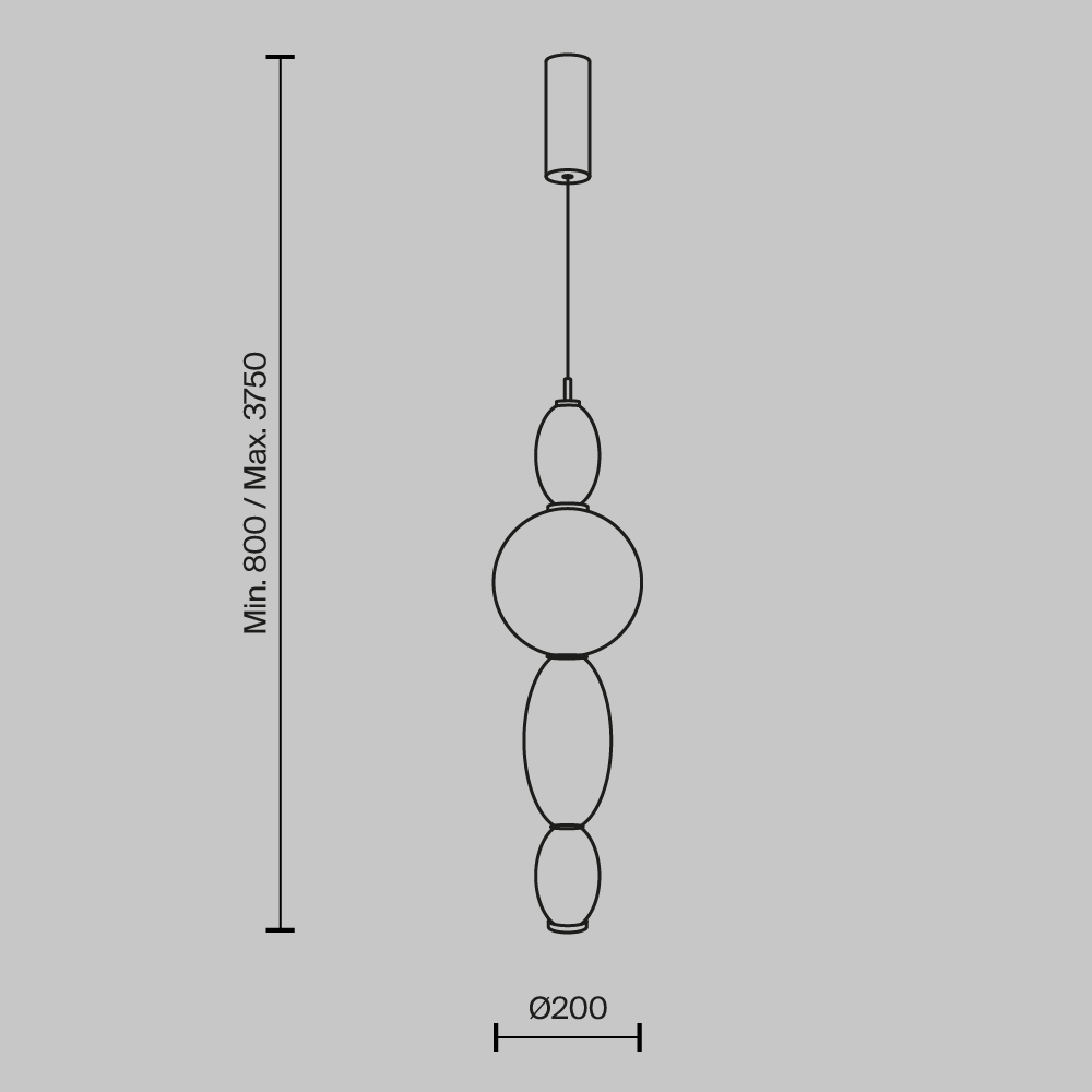 Подвесной светильник Maytoni MOD297PL-L12BS3K - изображение 14
