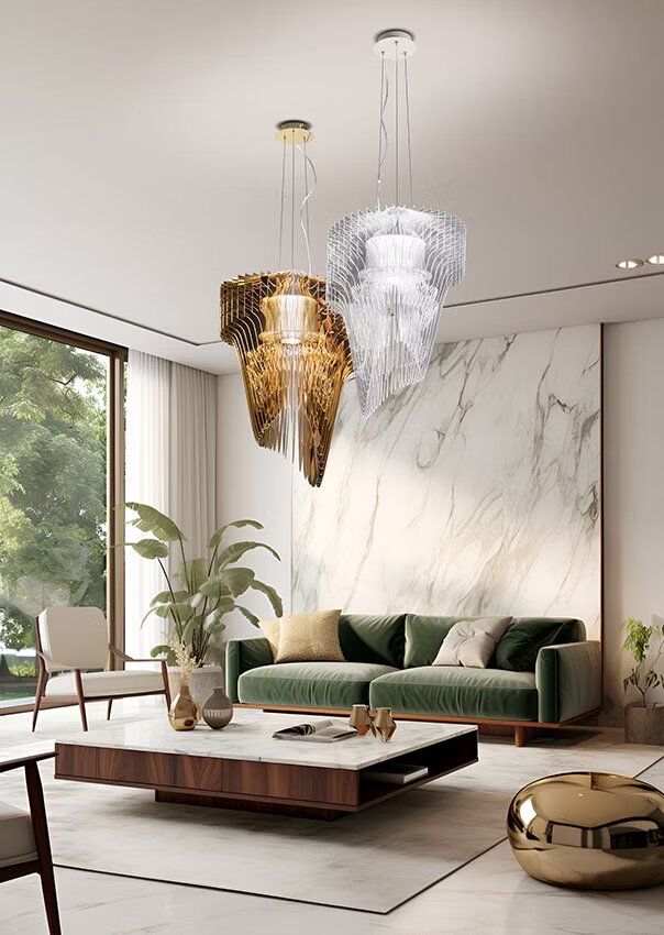 Светильник Aria (золотой) - изображение 5