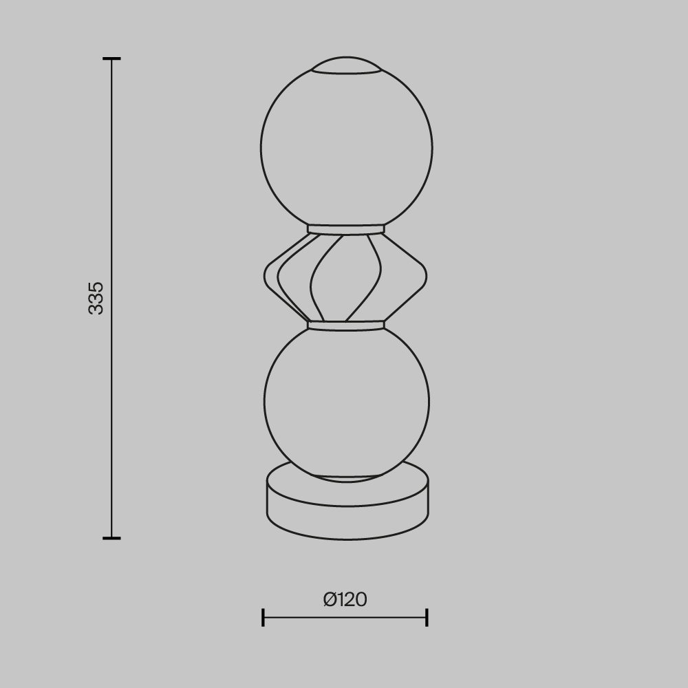Настольный светильник Maytoni MOD362TL-L10GR3K - изображение 2
