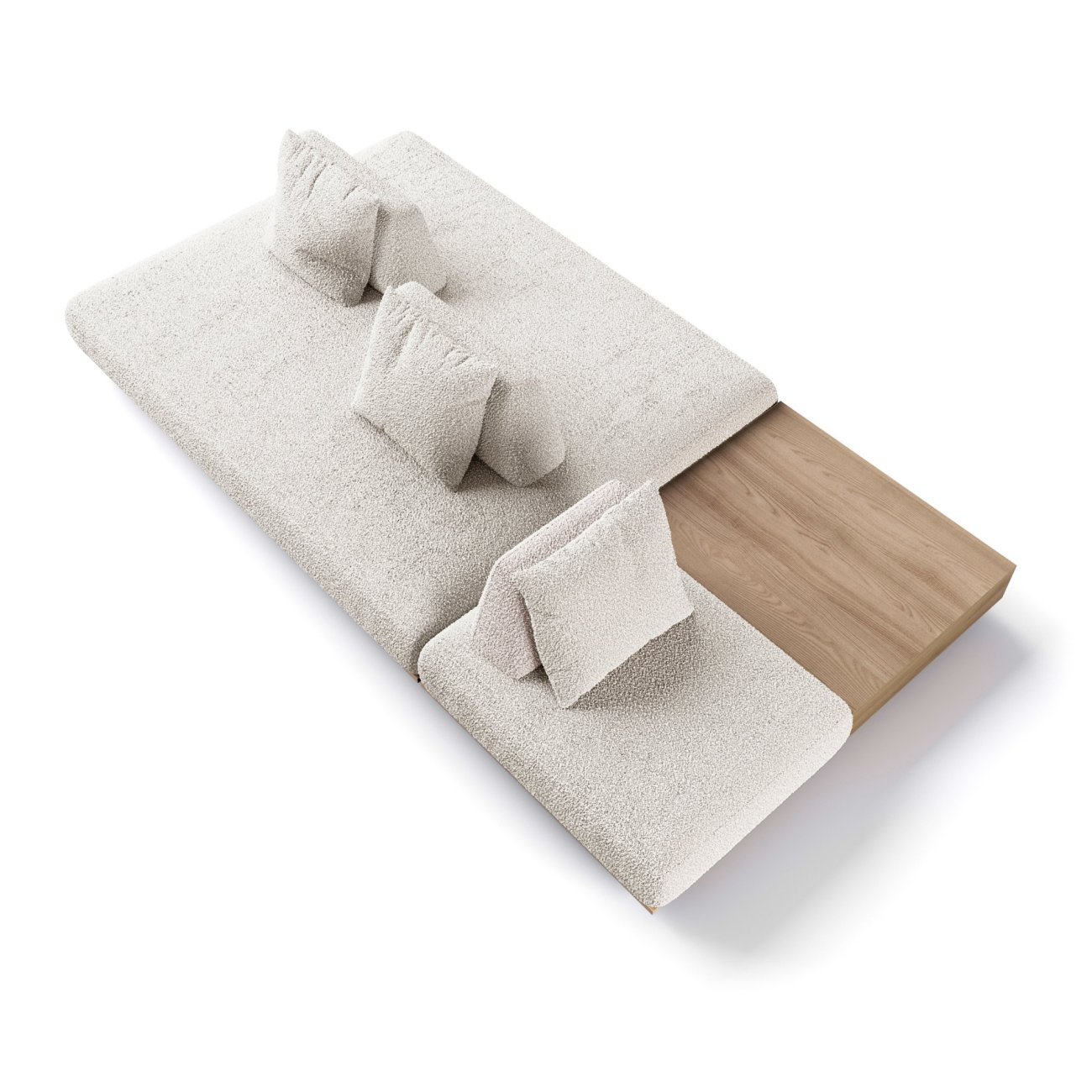 Модульный панорамный диван FLAT SOFA by BY FURNITURE — дизайнерская мебель, свет и декор Made Sense