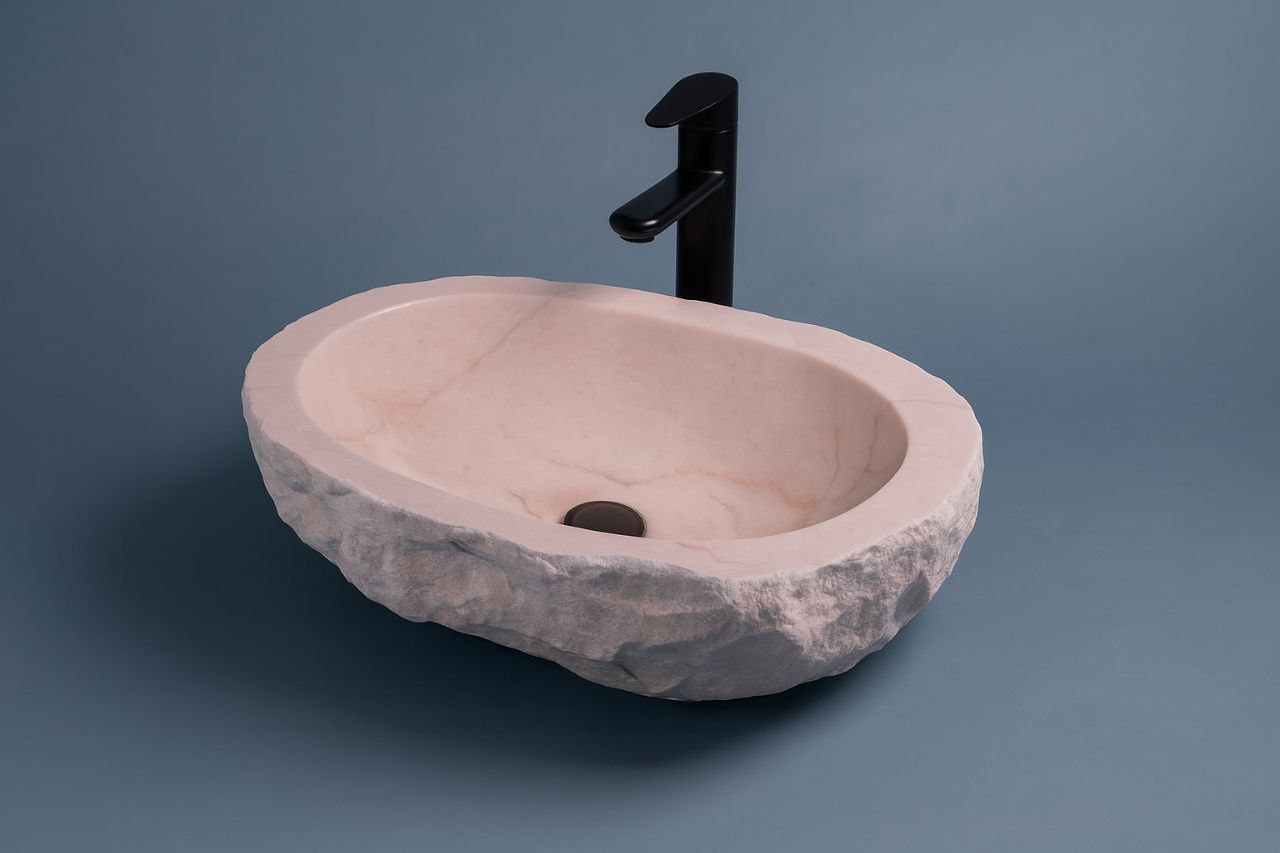 Раковина Розовый мрамор by Ringstone — дизайнерская мебель, свет и декор Made Sense