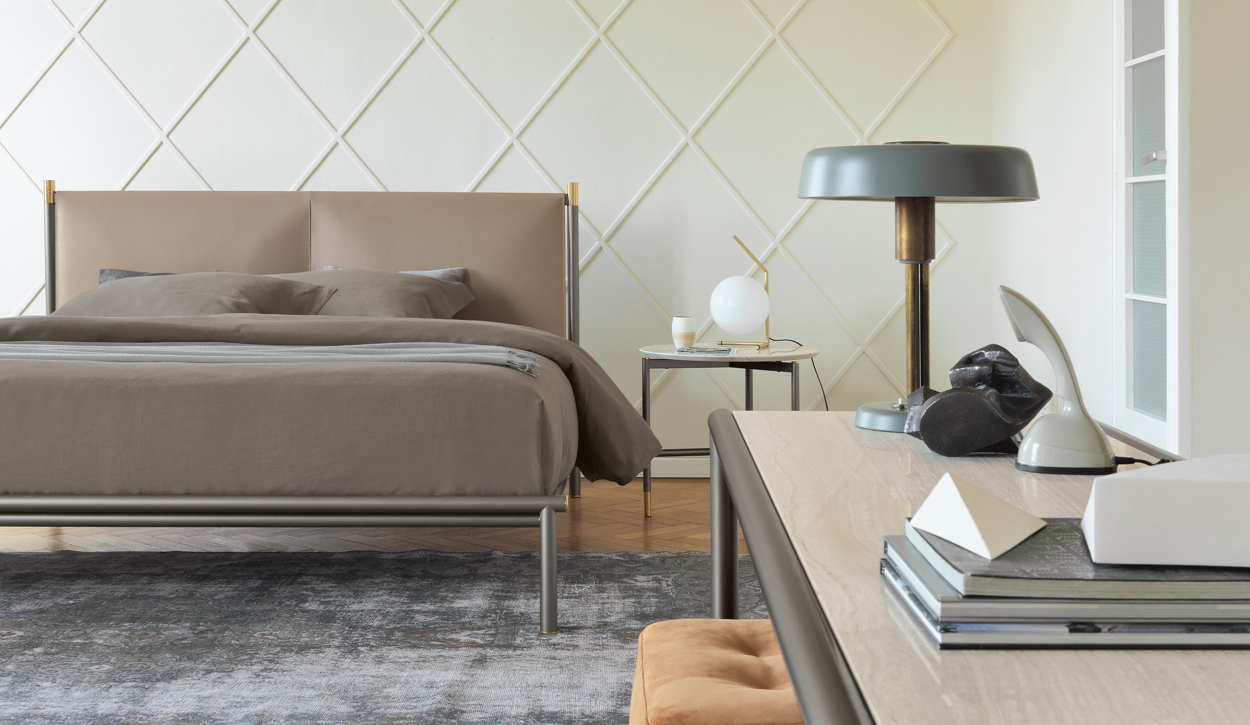 Кровать Iko by FLOU — дизайнерская мебель, свет и декор Made Sense