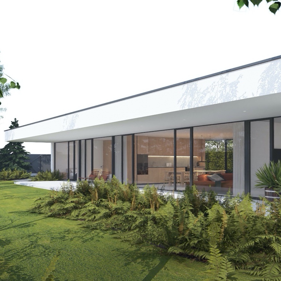 Дом с видом на участок