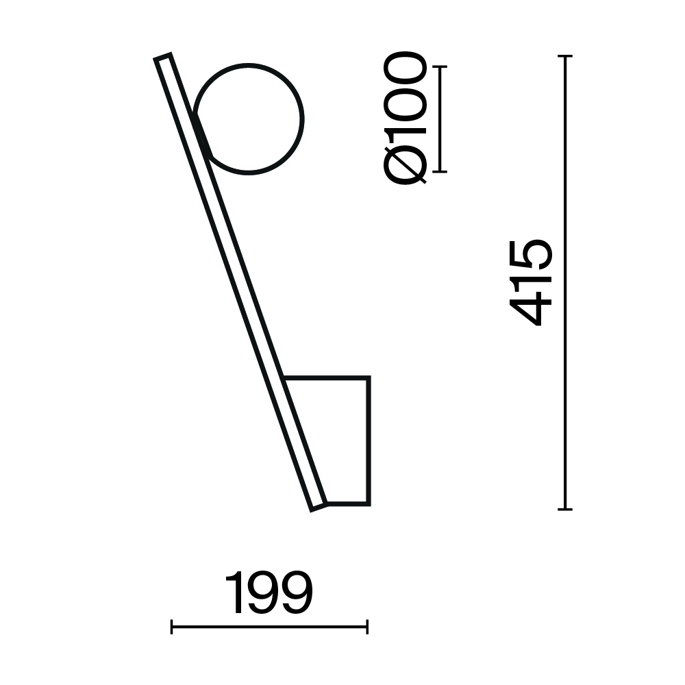 Настенный светильник (бра) Maytoni MOD175WL-01G - изображение 3