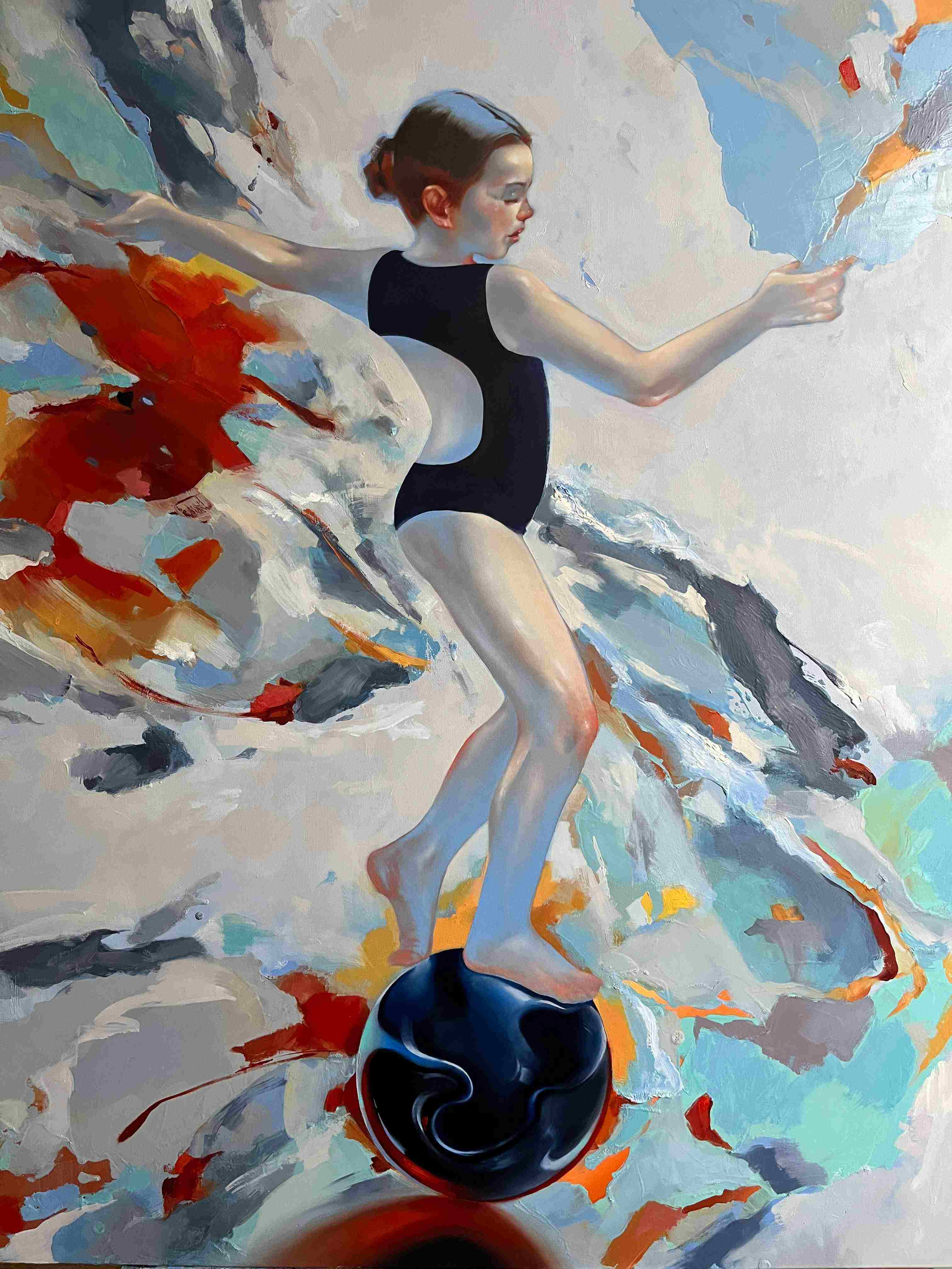 Картина «Баланс Вселенной: танец на сфере», Сыроежко Юлия 2025 