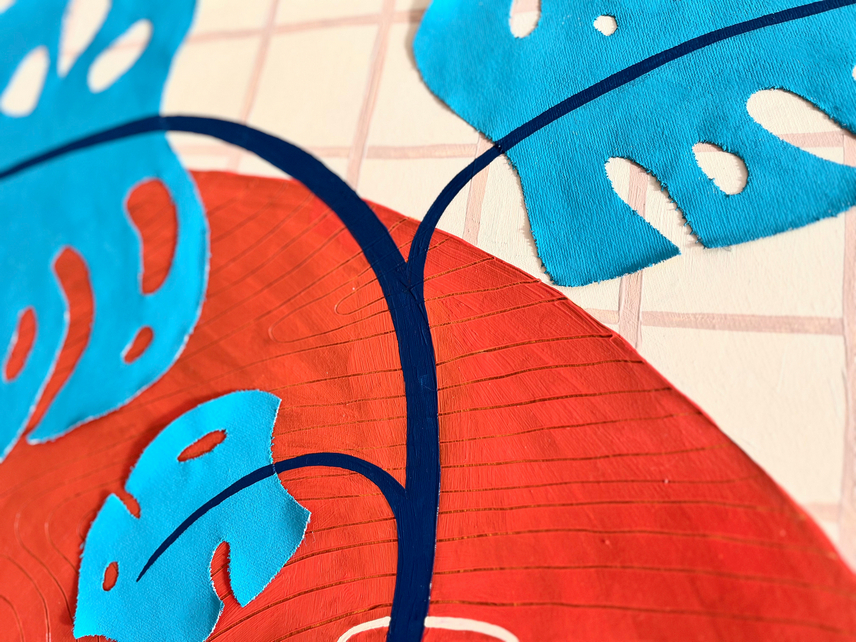 Картина "Завтрак в тропиках" - изображение 6