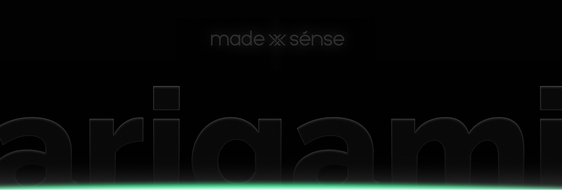 MADE SENSE — ПАРТНЁР AR-ВЫСТАВКИ ARIGAMI