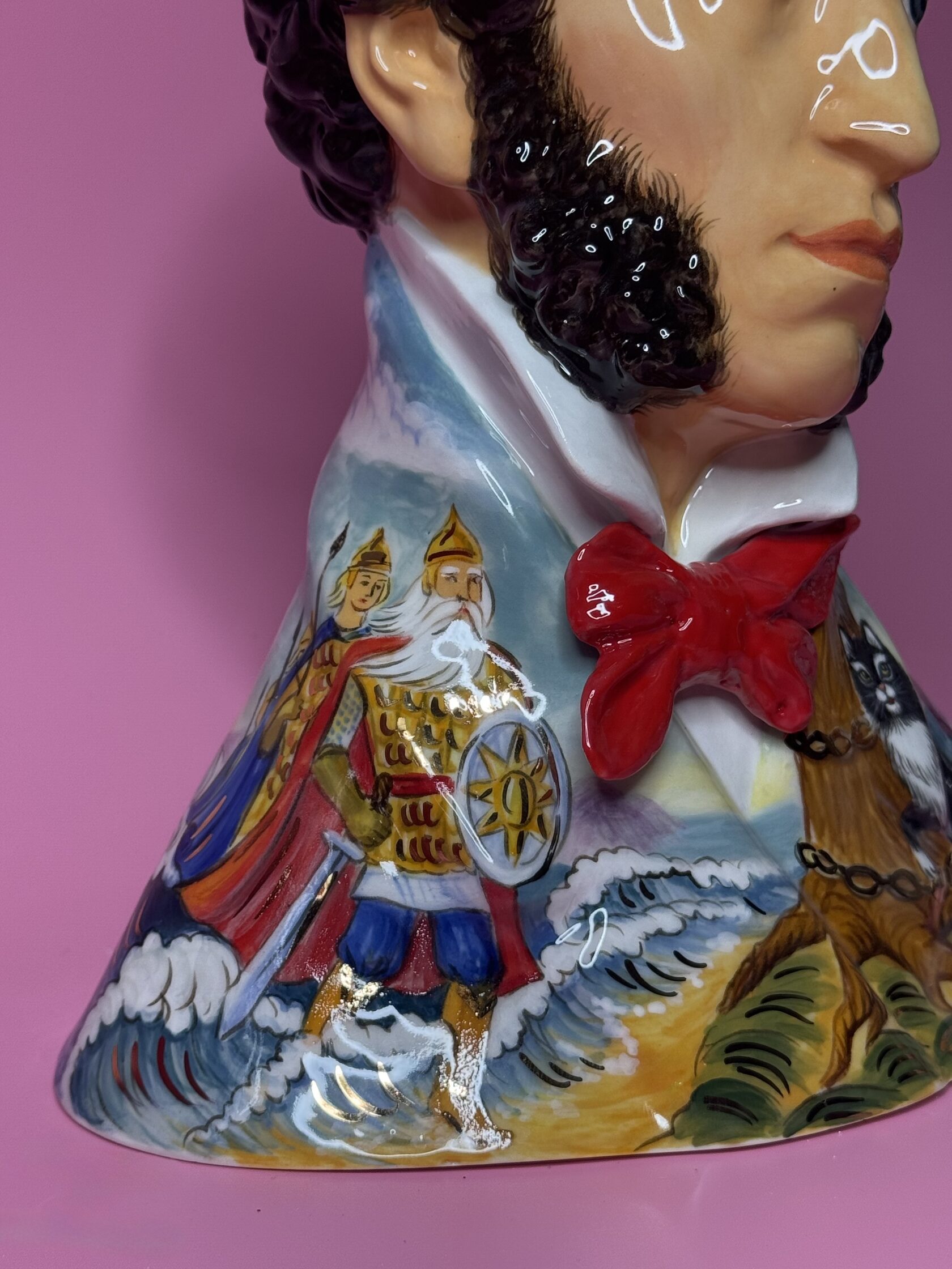 Настольная лампа Пушкин "Черный кот ученый" - изображение 4