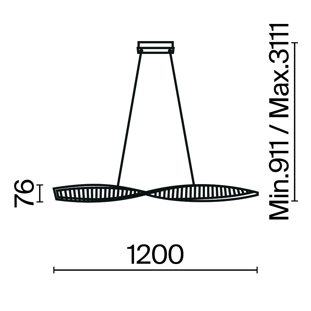 Подвесной светильник Maytoni P097PL-L36BS3K - изображение 3