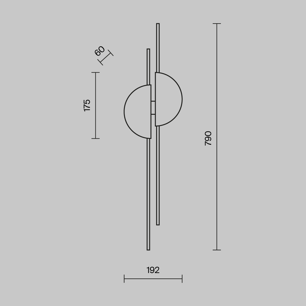Настенный светильник (бра) Maytoni MOD179WL-L22BS4K1 - изображение 9
