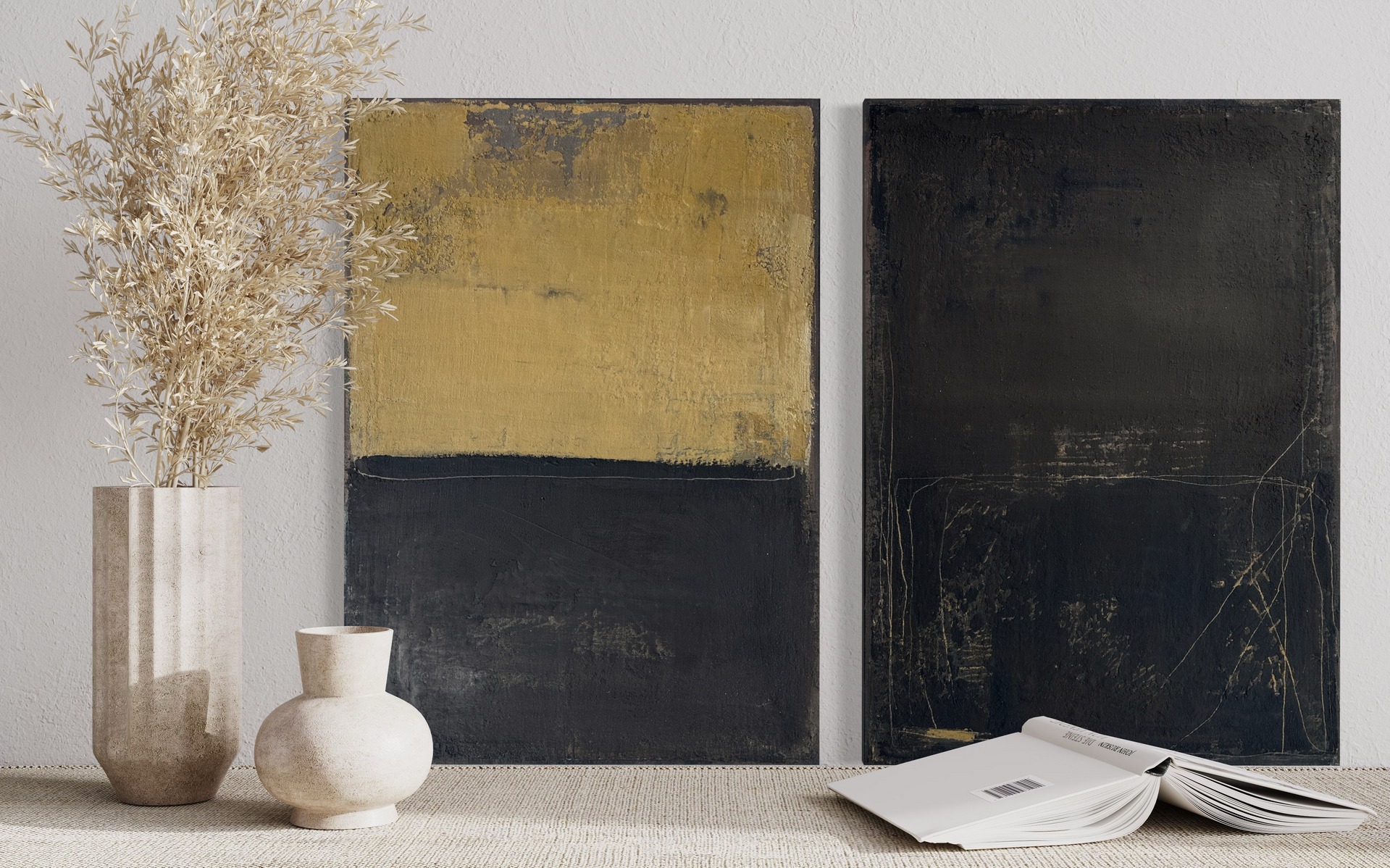 Картина "Глубокая охра земли" by JULIA EVPAK — дизайнерская мебель, свет и декор Made Sense
