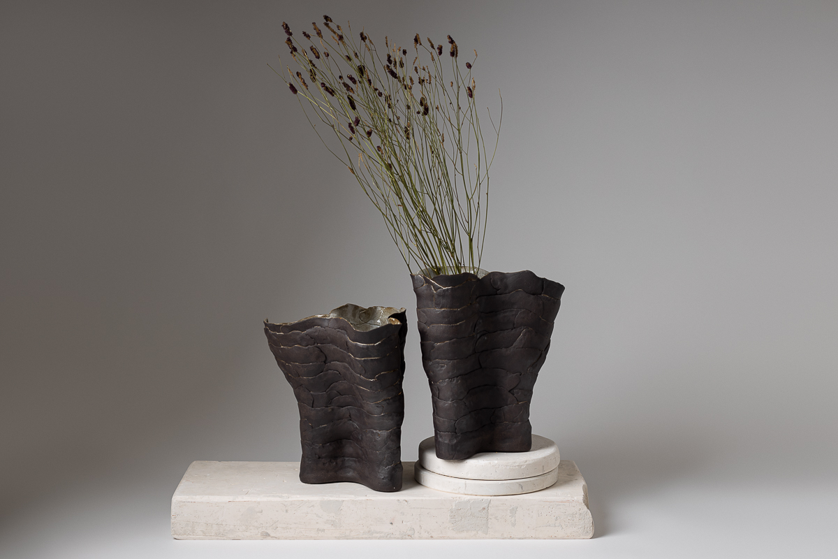 Ваза Изгибы парные by Ceramum — дизайнерская мебель, свет и декор Made Sense