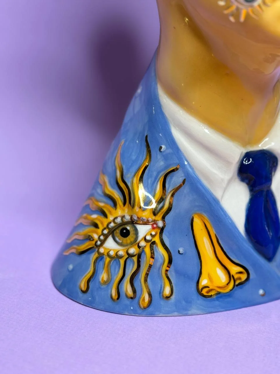 Ваза Сальвадор Скиапарелли by LeTi.ceramics — дизайнерская мебель, свет и декор Made Sense