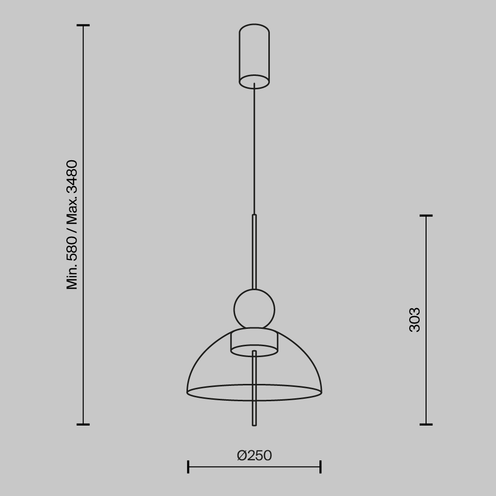 Подвесной светильник Maytoni MOD185PL-L12CG3K1 - изображение 7