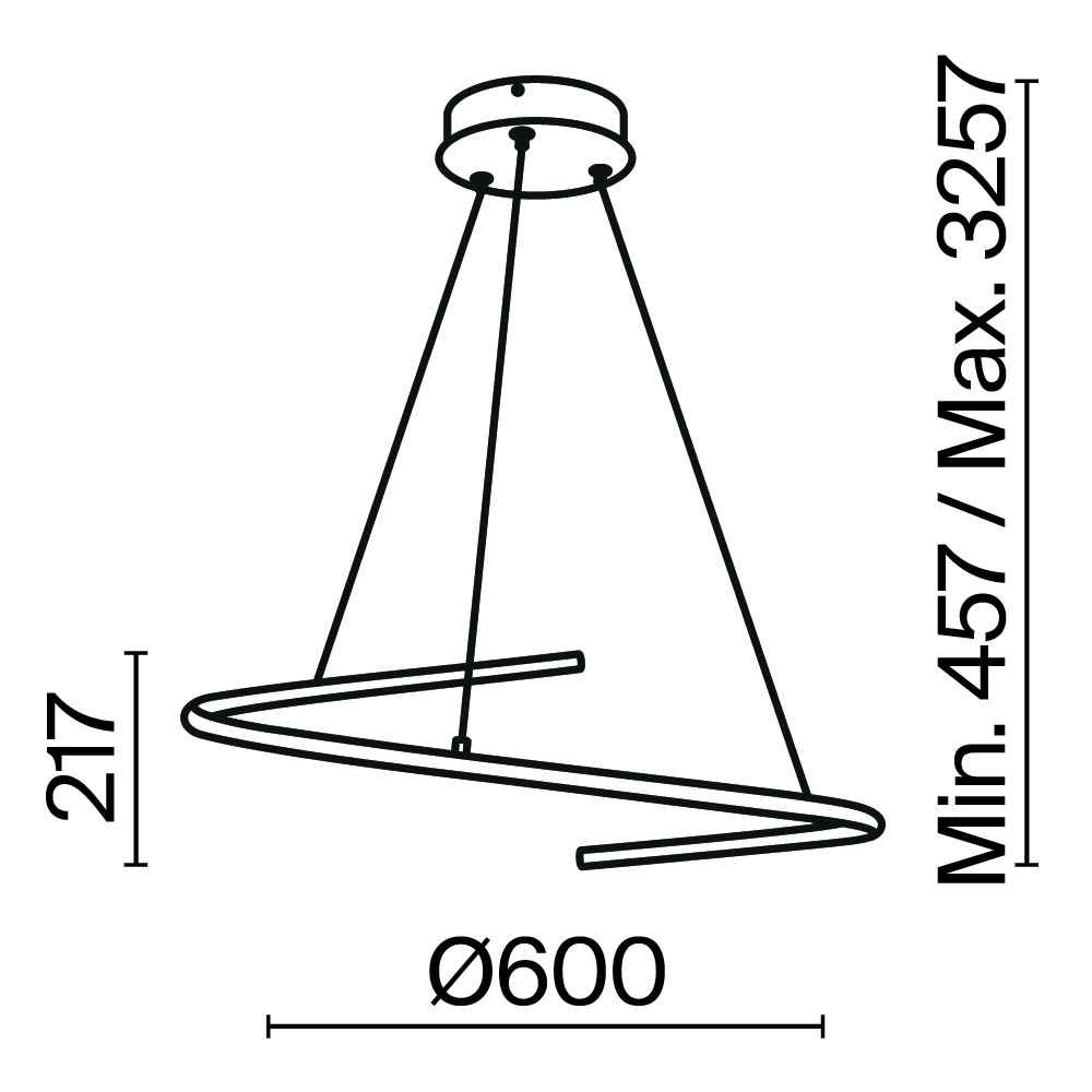 Подвесной светильник Maytoni MOD242PL-L33BK - изображение 6